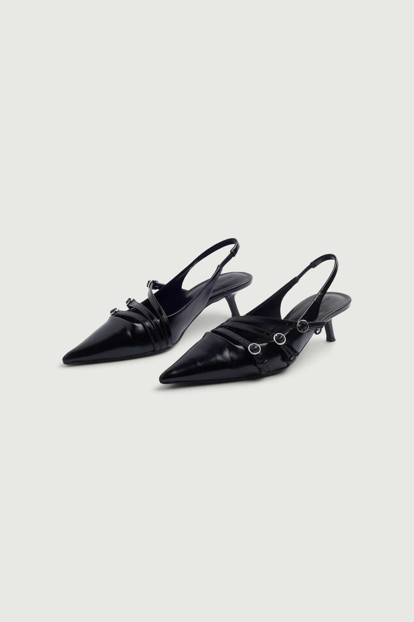 綁帶尖頭Kitten Heels矮踭鞋 STRAPPY POINTED MULE