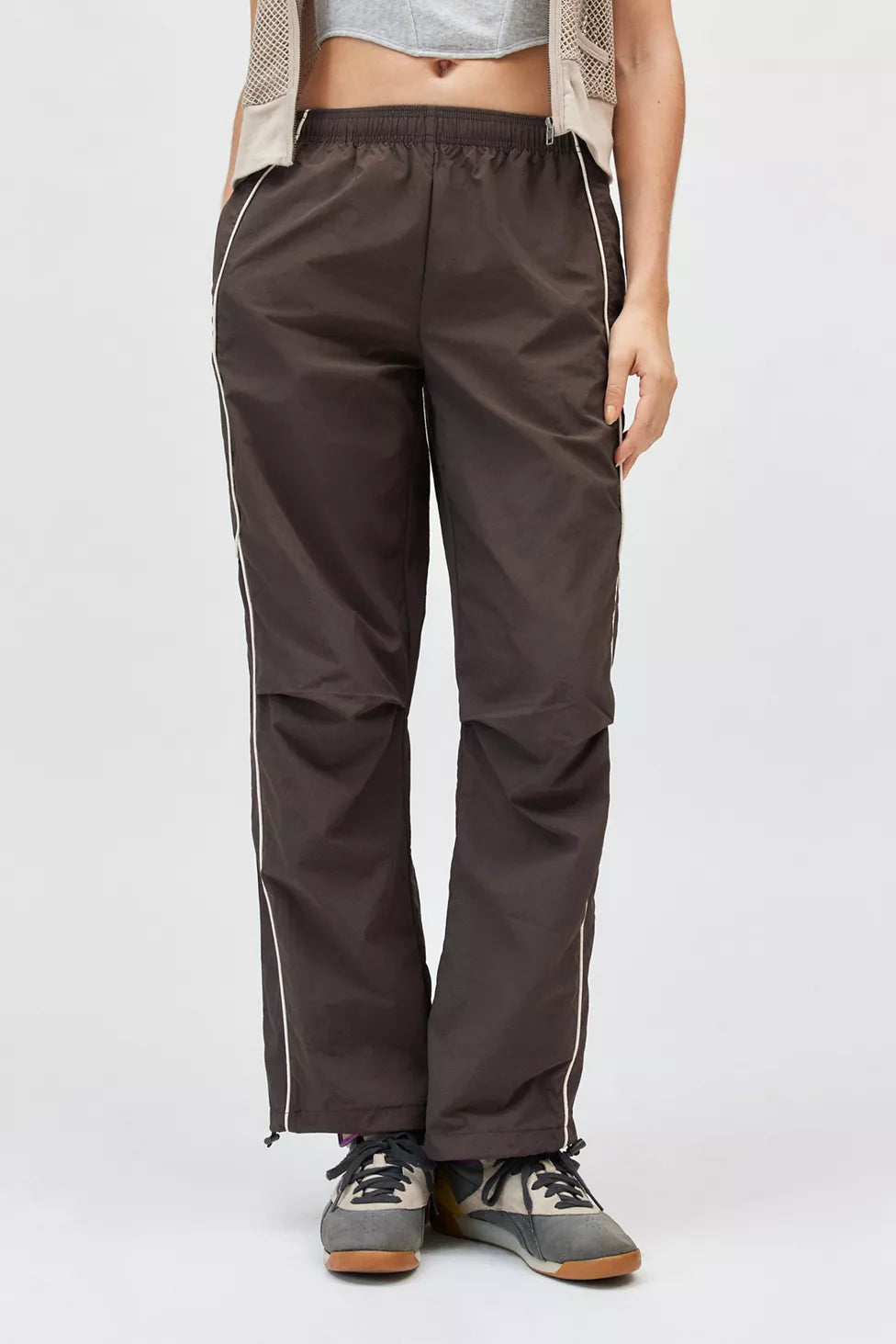 復古尼龍運動風長褲 Jess Track Pant