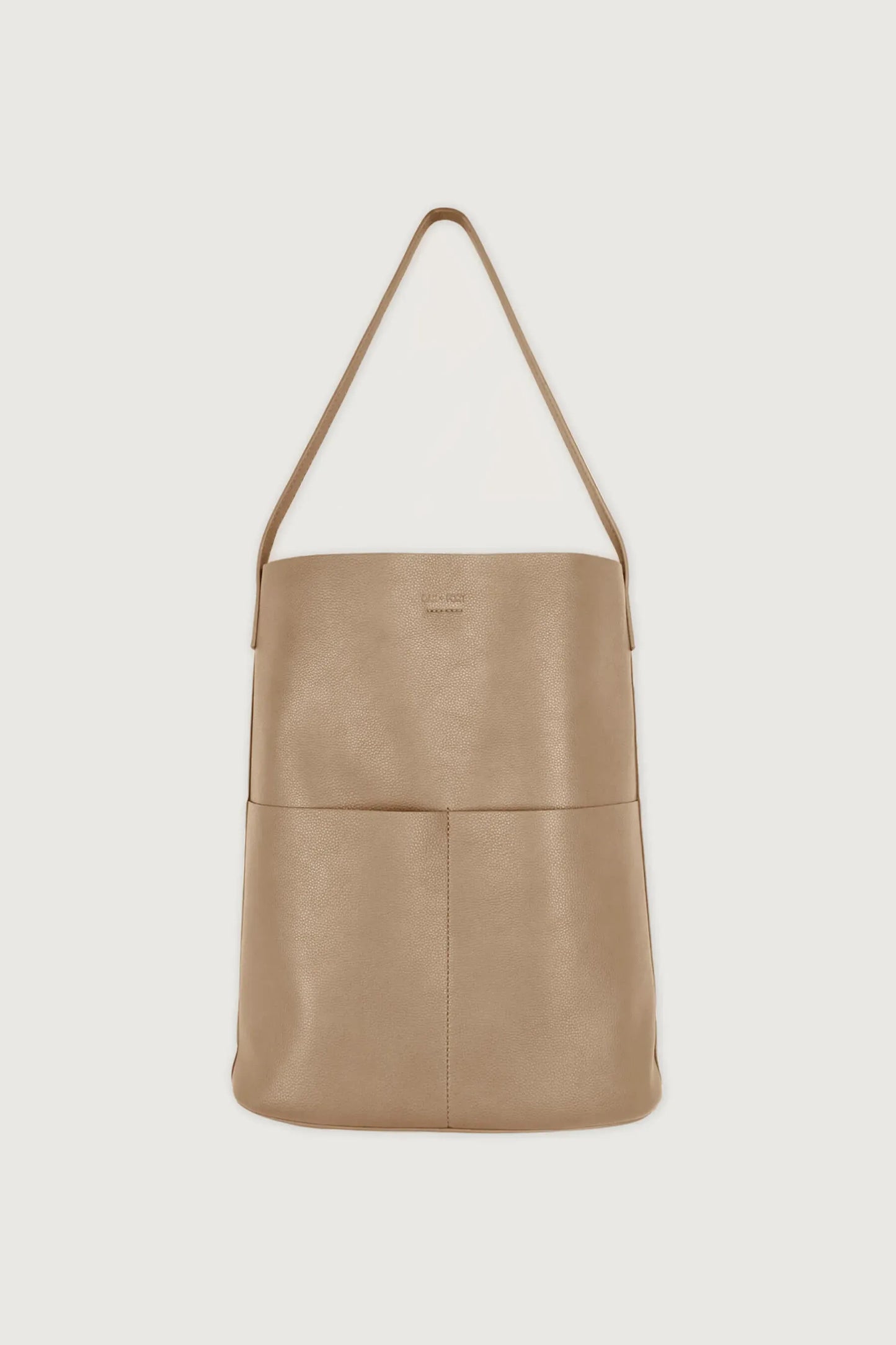 大容量皮革單肩包 VEGAN LEATHER TOTE BAG